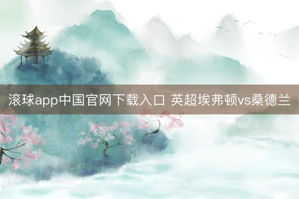 滚球app中国官网下载入口 英超埃弗顿vs桑德兰