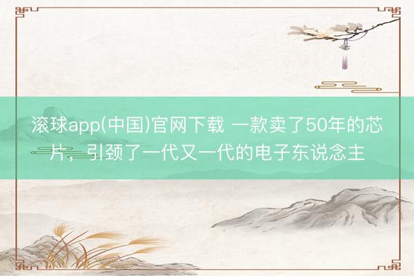 滚球app(中国)官网下载 一款卖了50年的芯片，引颈了一代又一代的电子东说念主