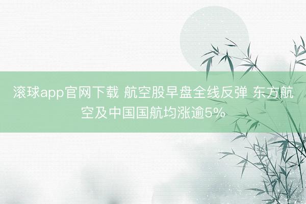 滚球app官网下载 航空股早盘全线反弹 东方航空及中国国航均涨逾5%