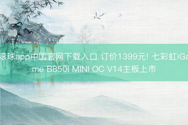 滚球app中国官网下载入口 订价1399元! 七彩虹iGame B850I MINI OC V14主板上市